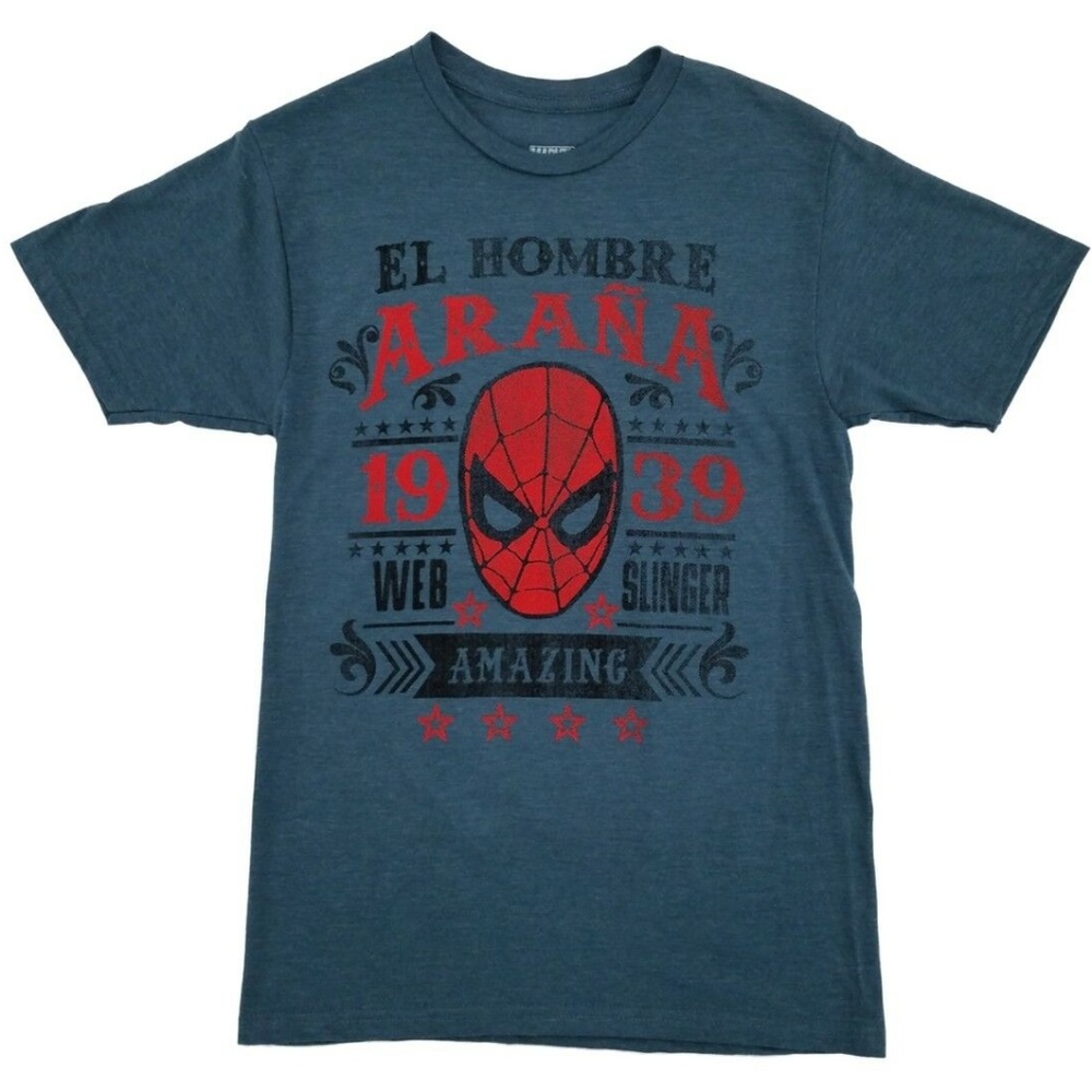 New! El Hombre Araña Spider-Man T-Shirt Marvel Avengers